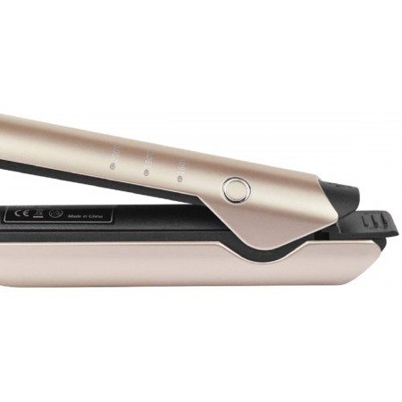 Mighty Rock Cordless Portable Mini Travel Straightener, Straightening Hair and Curling Hair，USB Rechargeable Flat Iron with MCH Ceramic Plates (Champagne Gold)